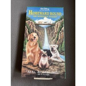 Homeward Bound: The Incredible Journey (VHS, 1993) Family Kid Movie